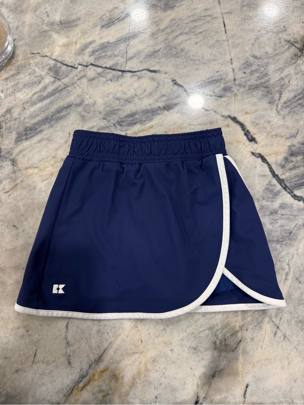Courtside kids Athletic Skort with White Trim